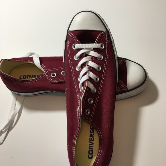 Converse Shoes - New! Converse All Stars Maroon Unisex Sneakers